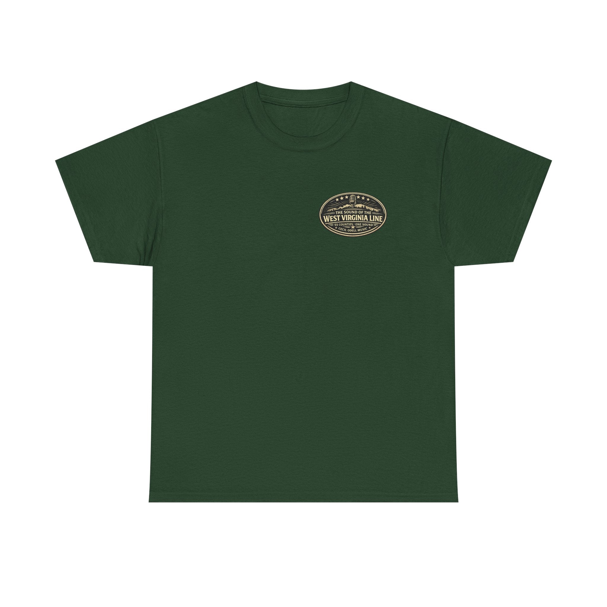 Wayne VFD Line Graphic Tee: Retro Firefighter Poster Shirt