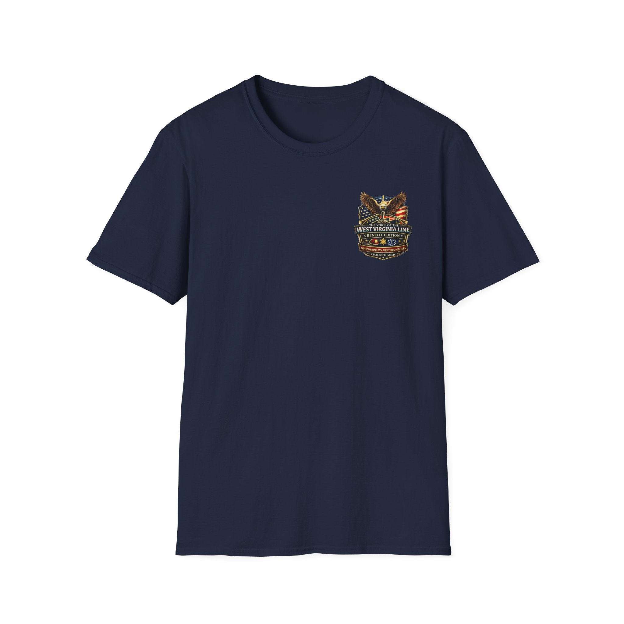 Fire Department T-Shirt: Tunnelton VFD Line Photo Tee