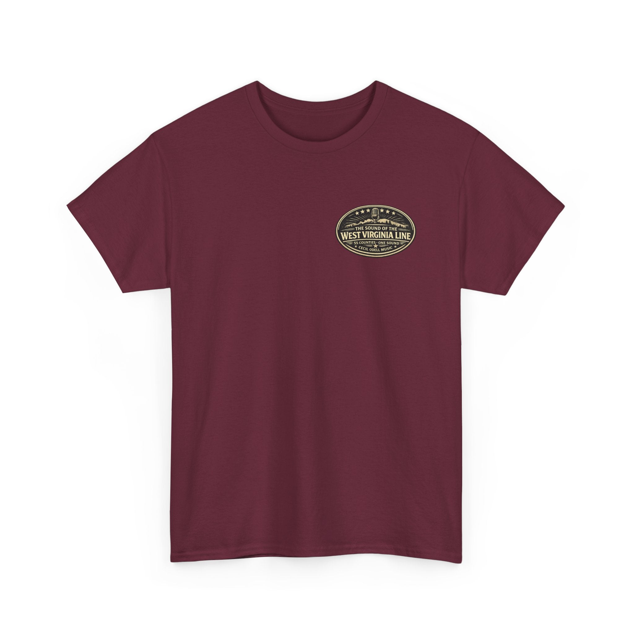 Wayne VFD Line Graphic Tee: Retro Firefighter Poster Shirt