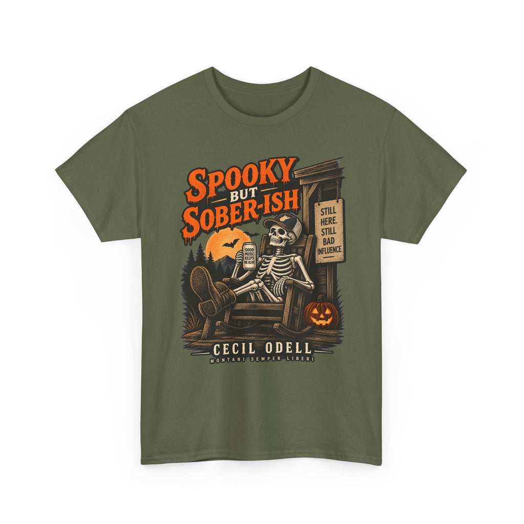 Spooky but Sober-ish Halloween Tee | Cecil Odell
