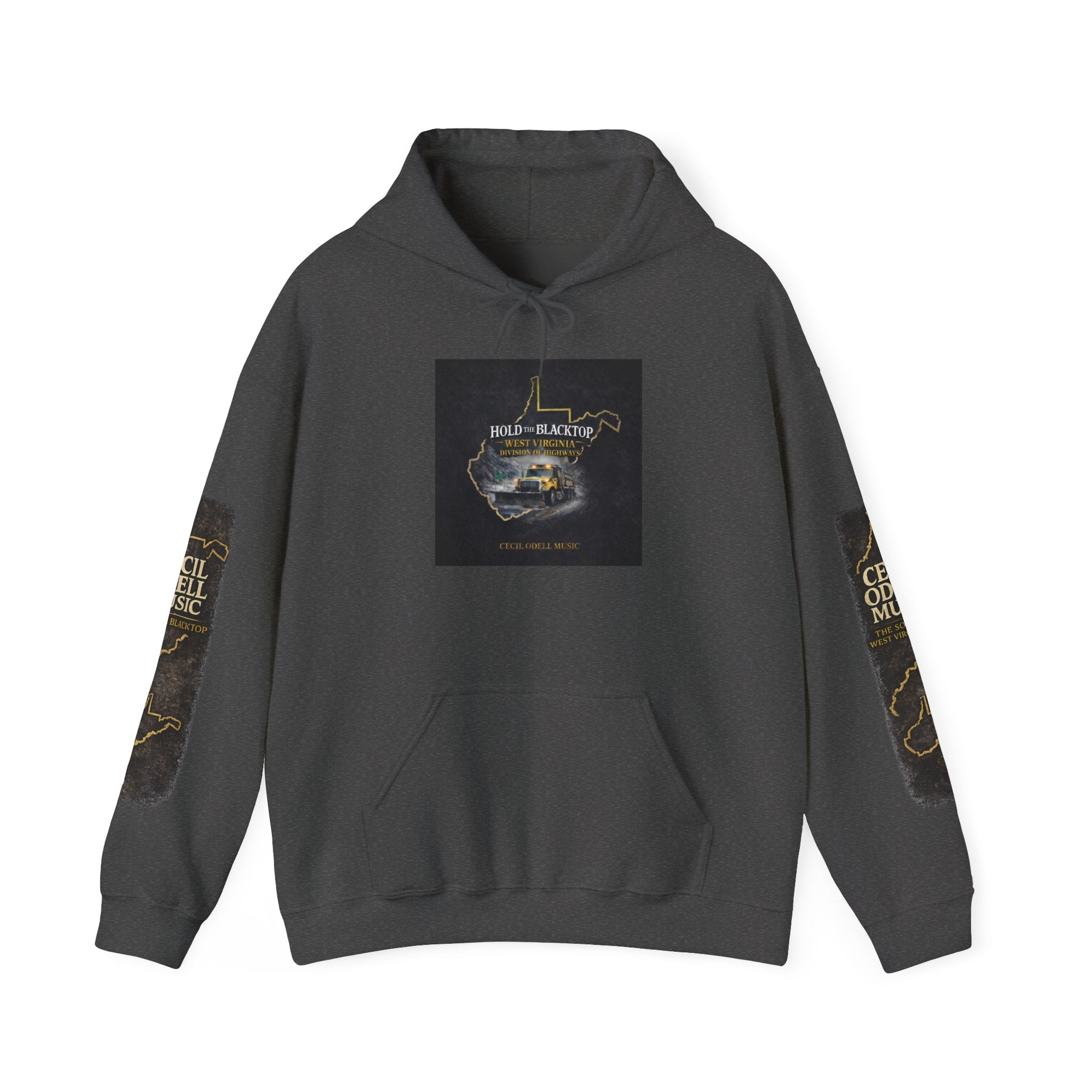 Hoodie: "Hold The Blacktop" Vintage Road Trip Graphic Pullover