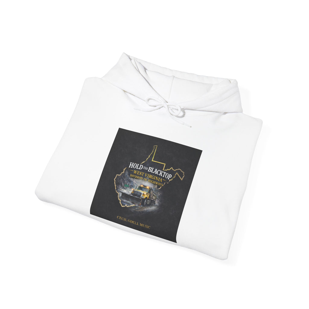 Hoodie: "Hold The Blacktop" Vintage Road Trip Graphic Pullover