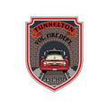 Tunnelton Vol. Fire Dept. Kiss-Cut Sticker: Vintage Firetruck Badge (Est. 1937)
