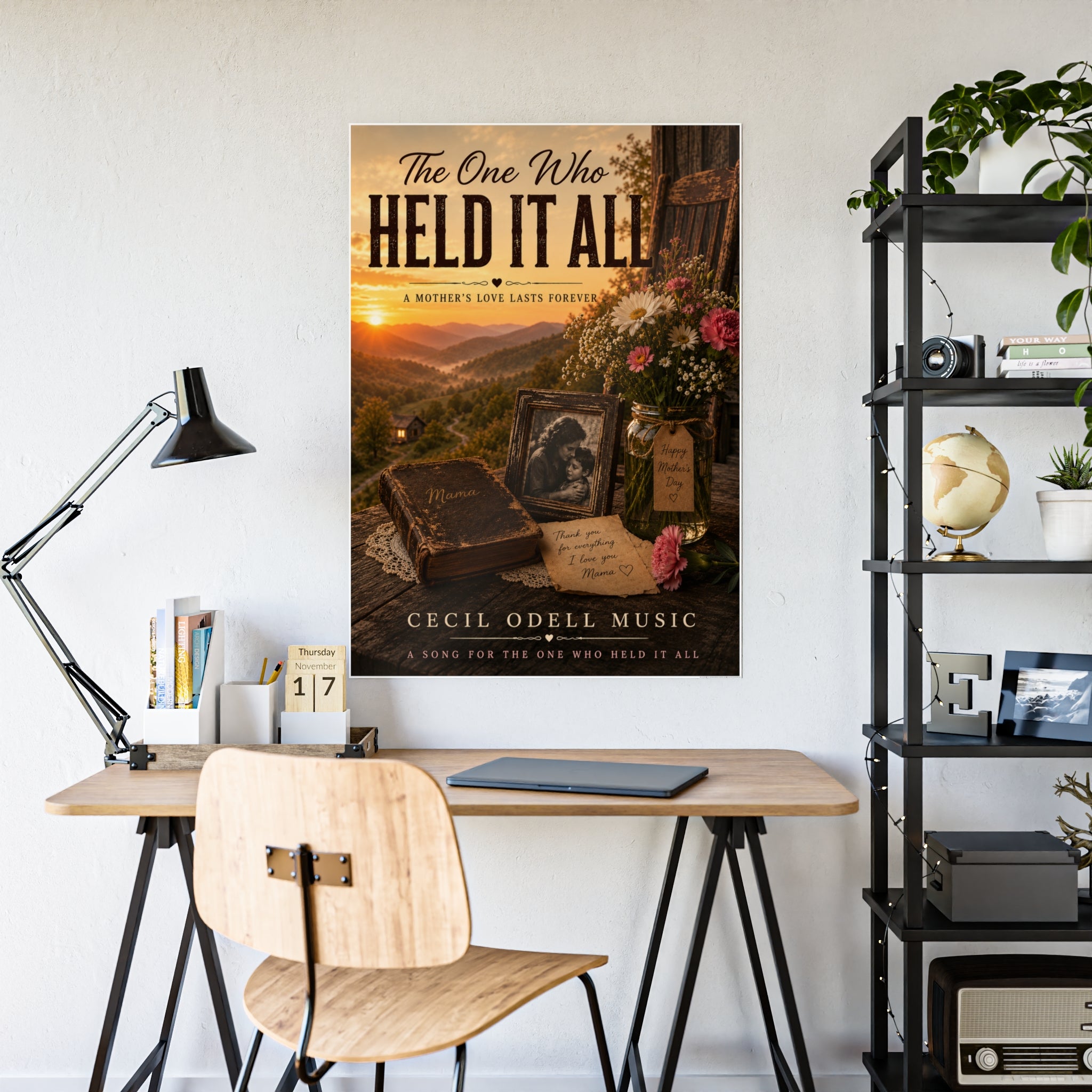“The One Who Held It All” Gloss Mother’s Day Poster