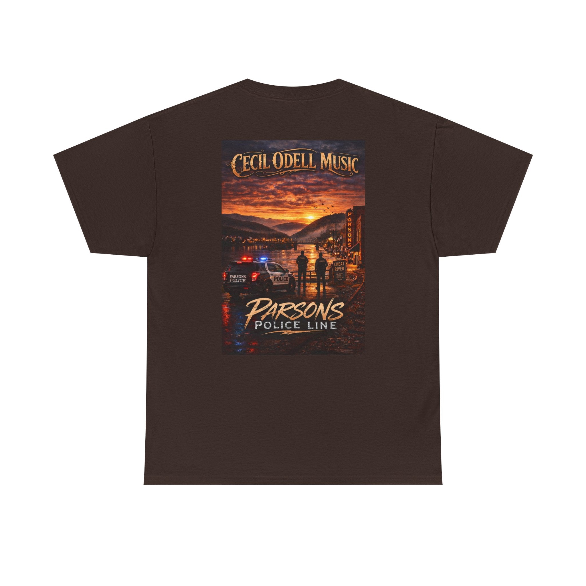 Parsons PD song art shirt