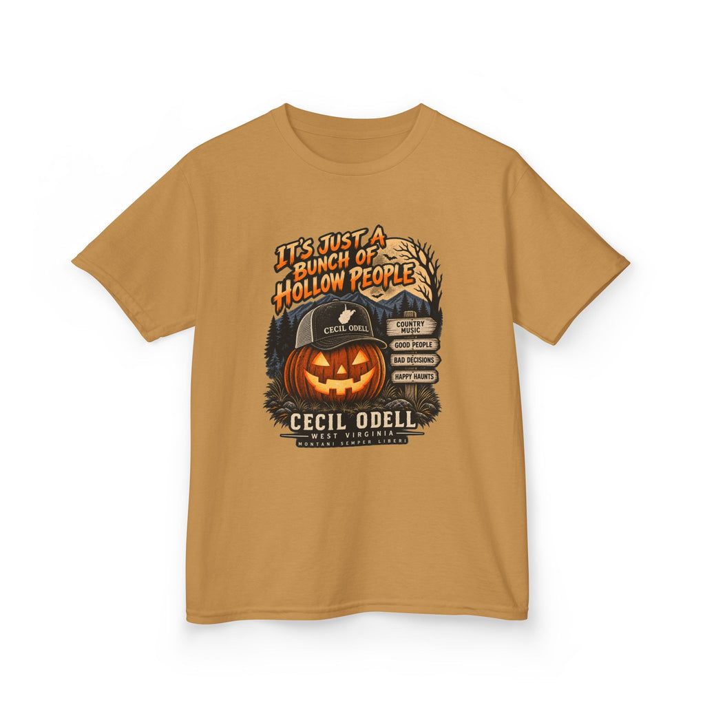 It's Just a Bunch of Hollow People Kids Halloween Tee | Cecil Odell