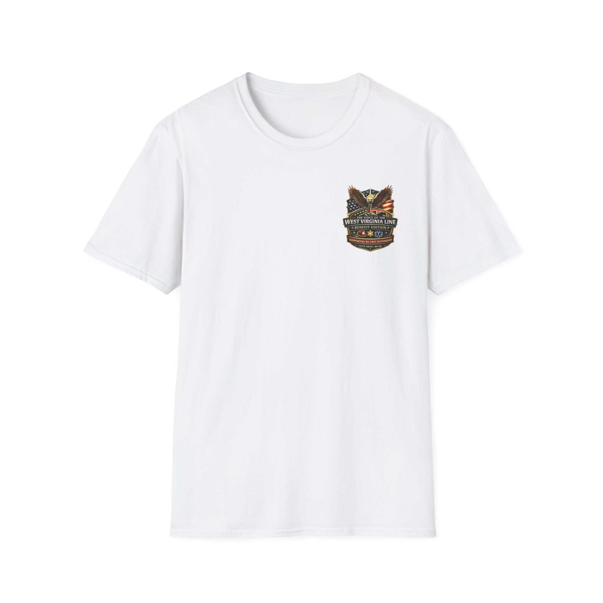 Fire Department T-Shirt: Tunnelton VFD Line Photo Tee