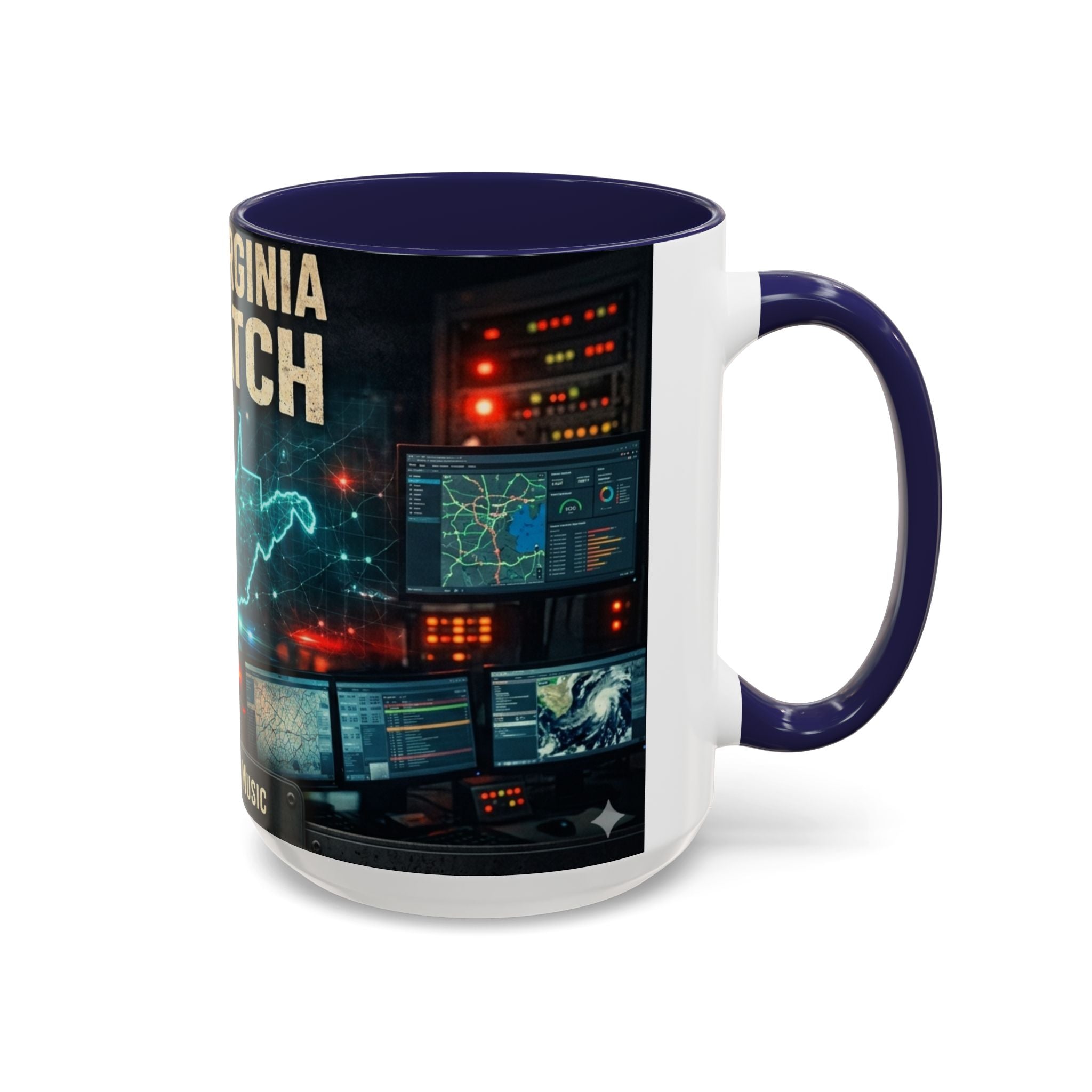 West Virginia Dispatch Accent Coffee Mug: Emergency Dispatch Radio Operator Gift (11/15oz)