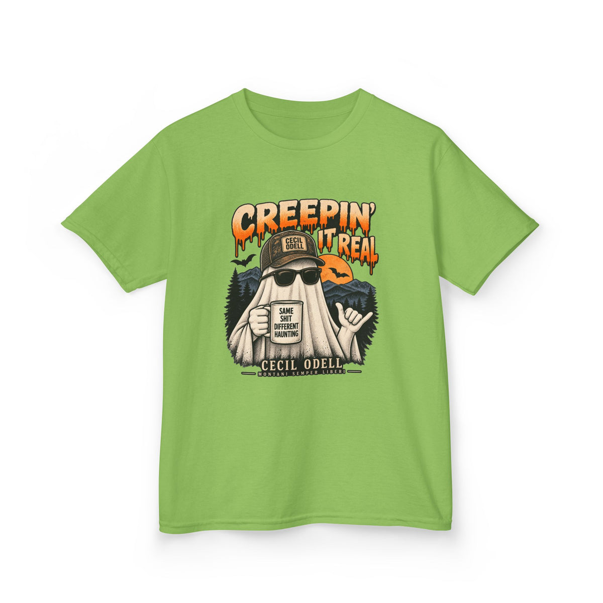 Creepin' It Real Kids Halloween Tee | Cecil Odell