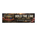 Hold The Line Bumper Sticker: Cecil Odell Music Benefit (Support WV First Responders)