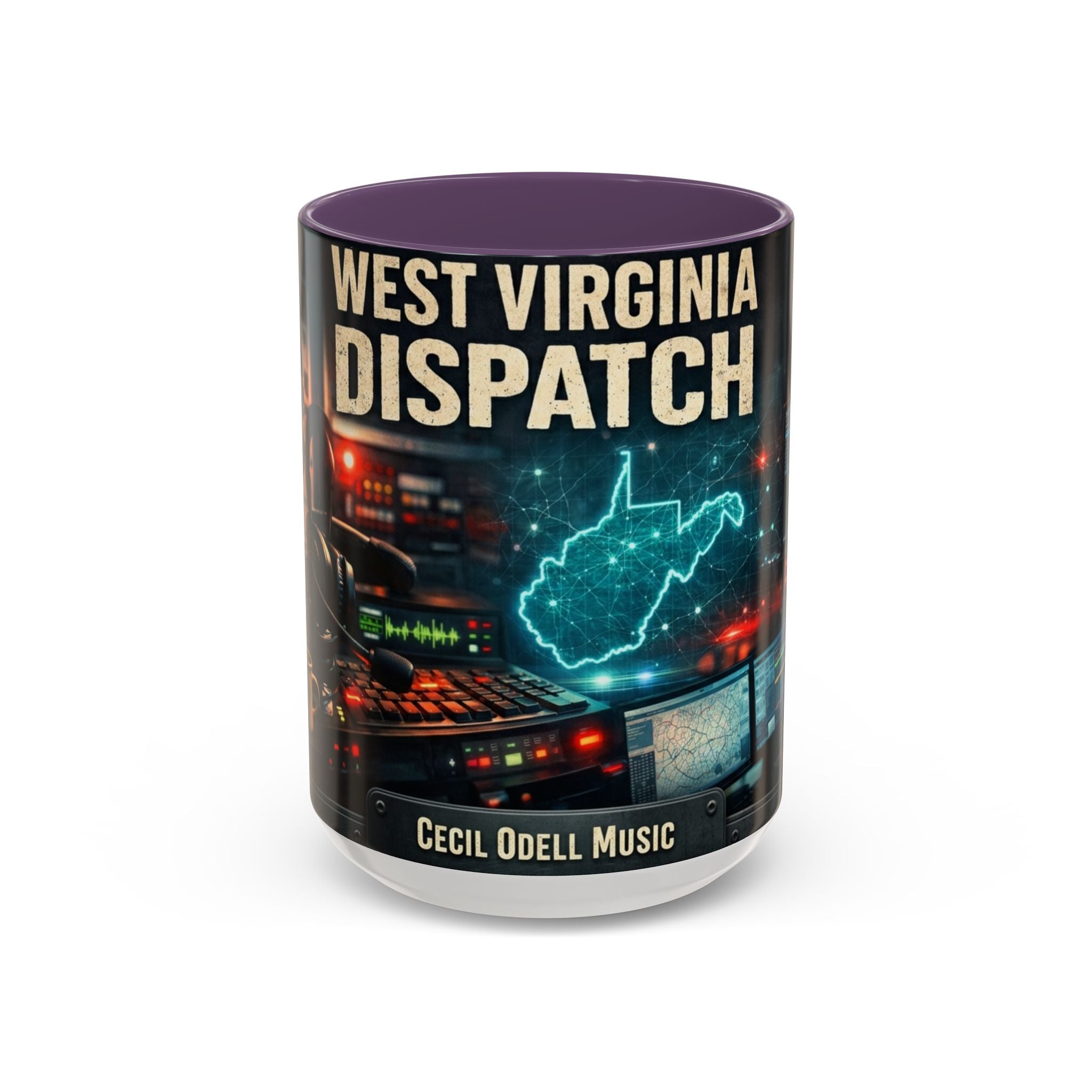 West Virginia Dispatch Accent Coffee Mug: Emergency Dispatch Radio Operator Gift (11/15oz)