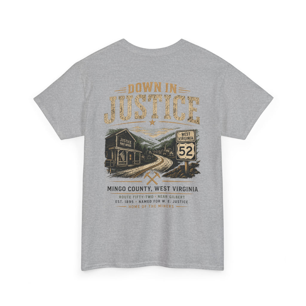 T-Shirt — "Down in Justice"