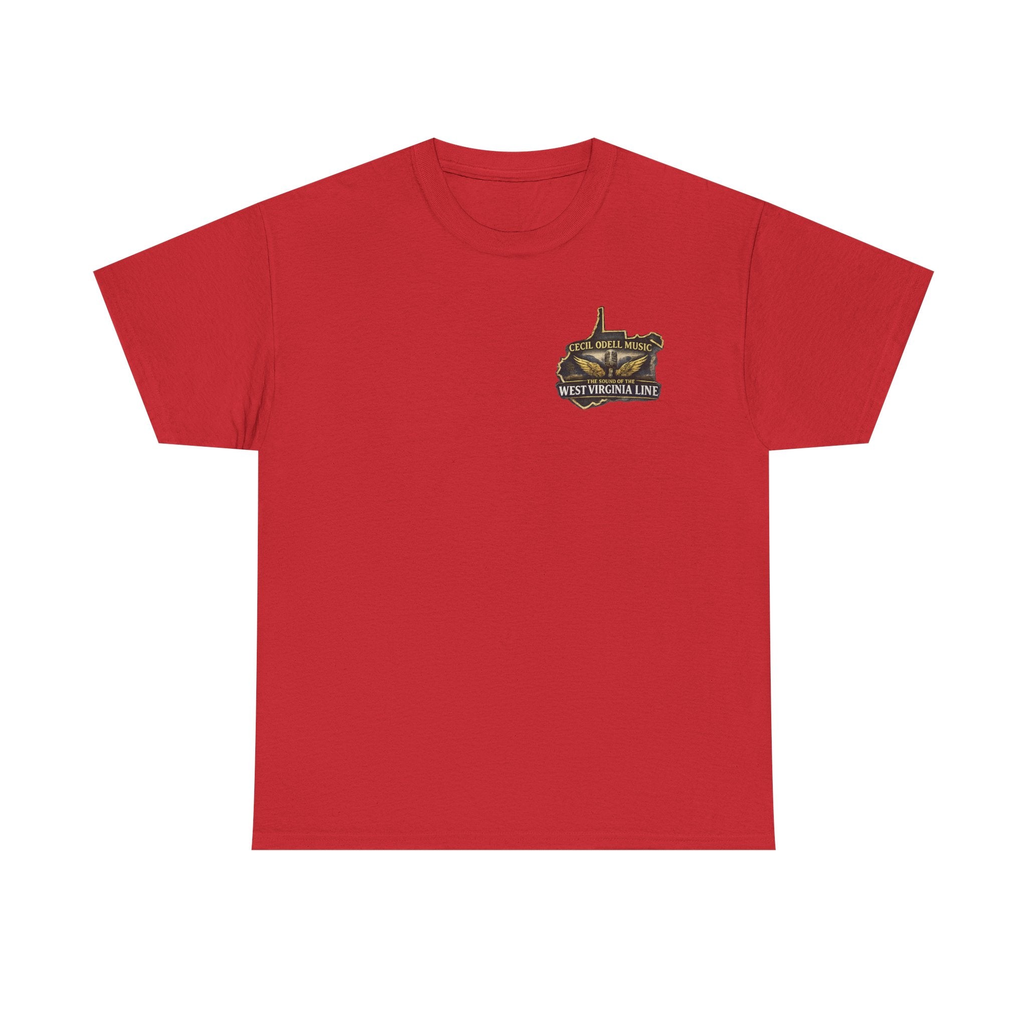 West Virginia First Responders Tribute Tee: State Emblem & American Flag Memorial Shirt