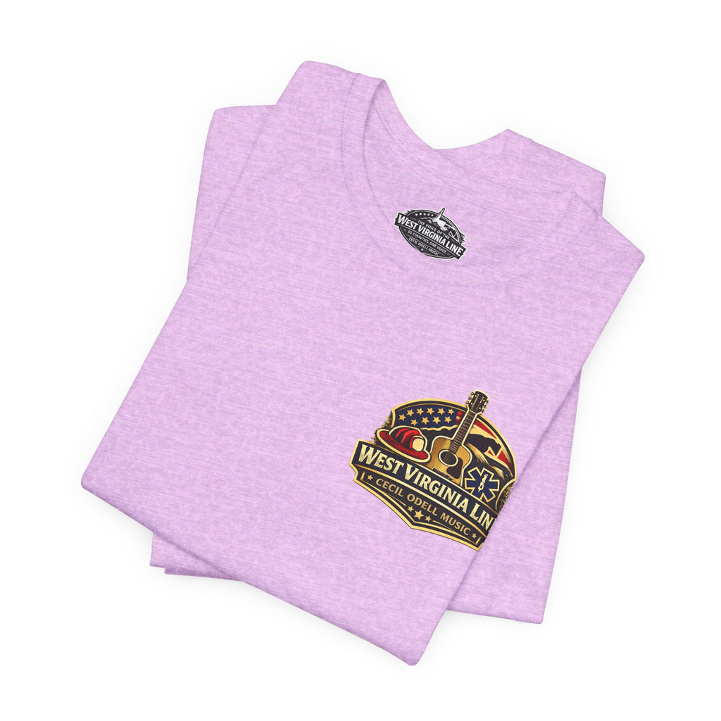 West Virginia Outlaw T-Shirt: Rustic Skull & Guns Country Graphic Tee