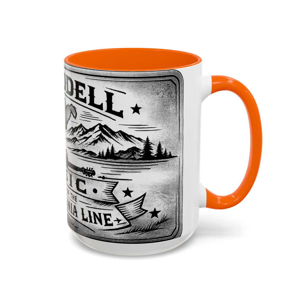 West Virginia Music Coffee Mug: 'The Sound of the West Virginia Line' Accent Mug