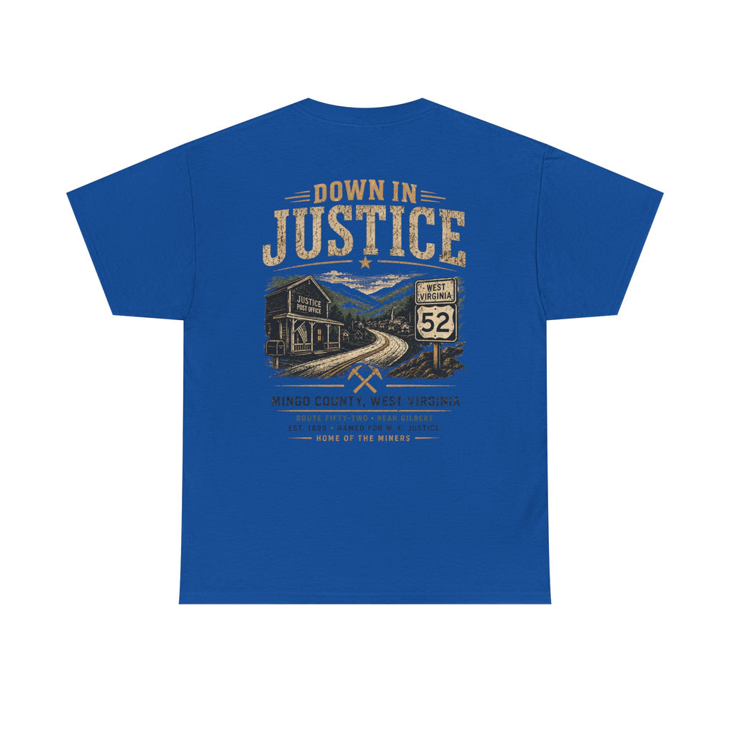T-Shirt — "Down in Justice"