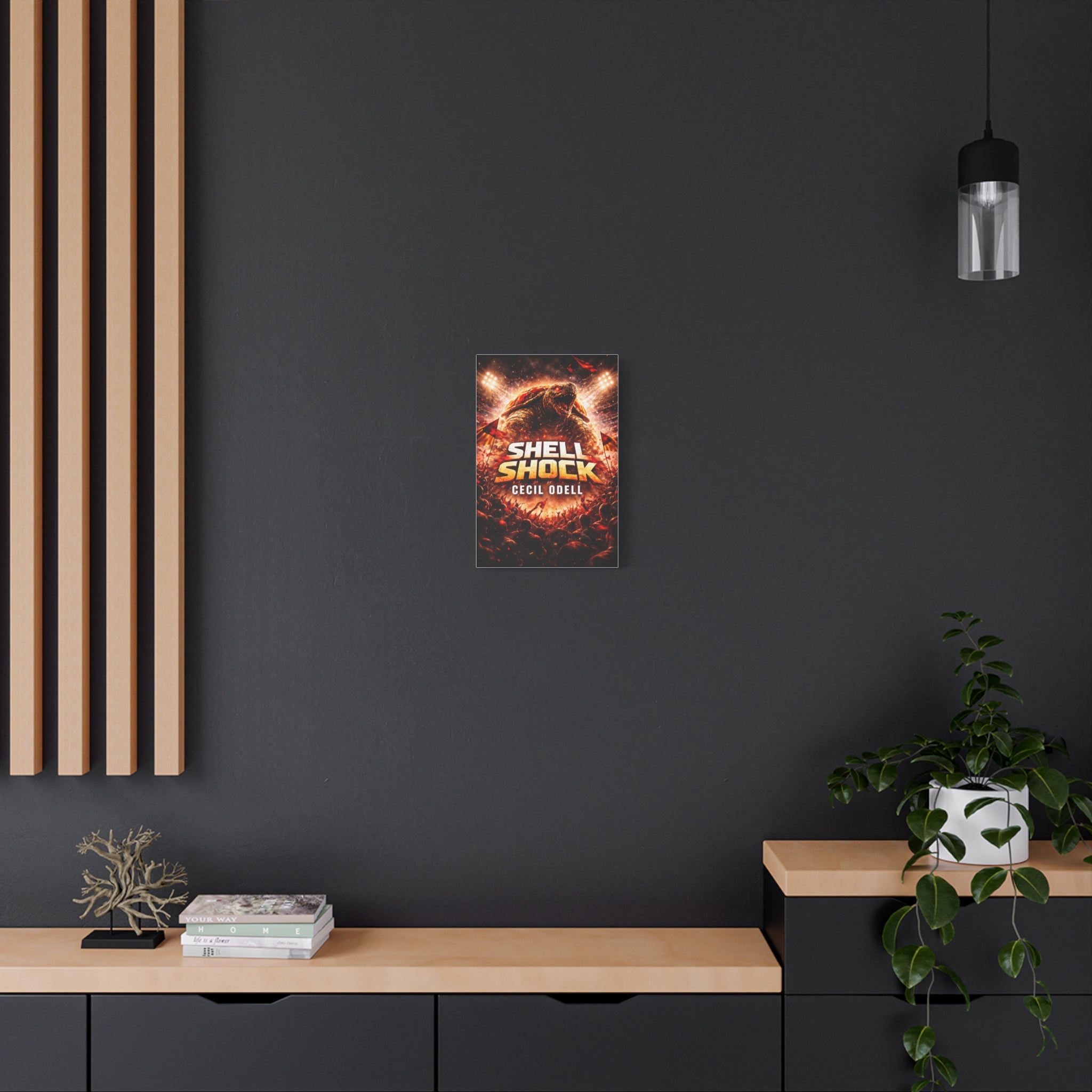 Shell Shock Canvas Print: Dramatic Monster Art Wrap (Cecil Odell)