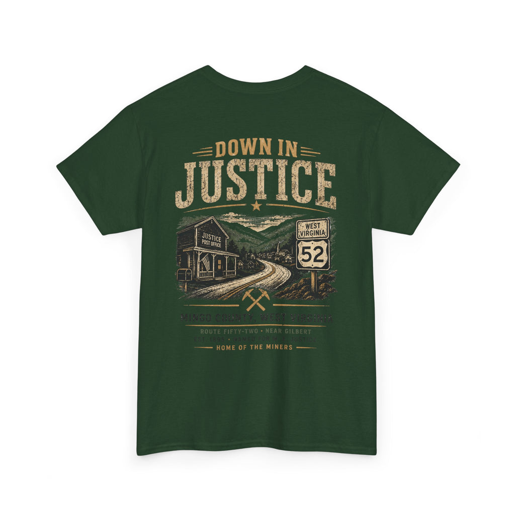 T-Shirt — "Down in Justice"
