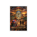 Hancock County Line Gloss Poster: Sheriff’s Department Badge Wall Art