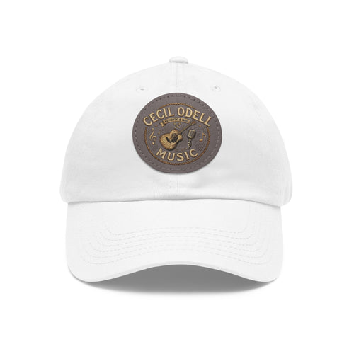 Cecil Odell Music Leather Patch Dad Hat
