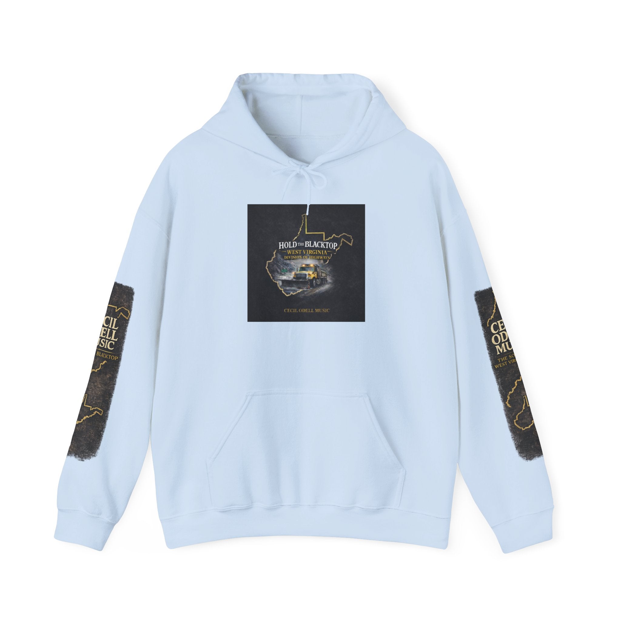 Hoodie: "Hold The Blacktop" Vintage Road Trip Graphic Pullover