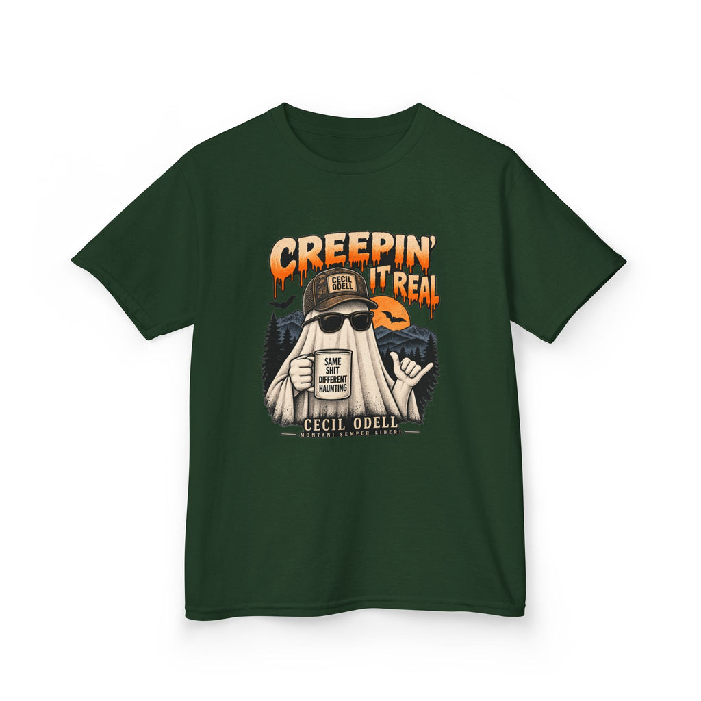 Creepin' It Real Kids Halloween Tee | Cecil Odell