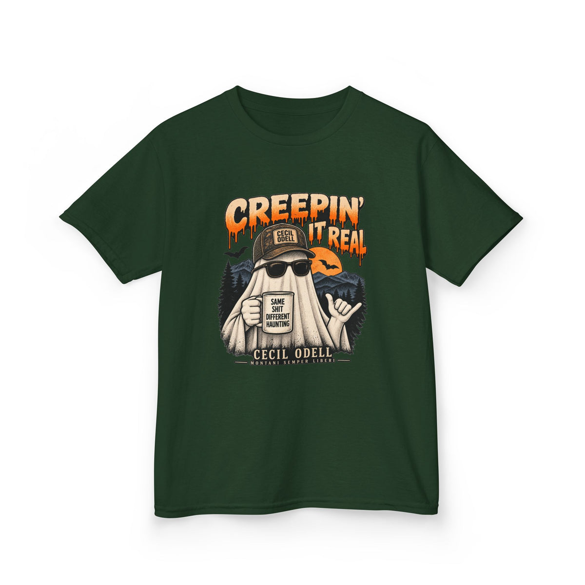 Creepin' It Real Kids Halloween Tee | Cecil Odell