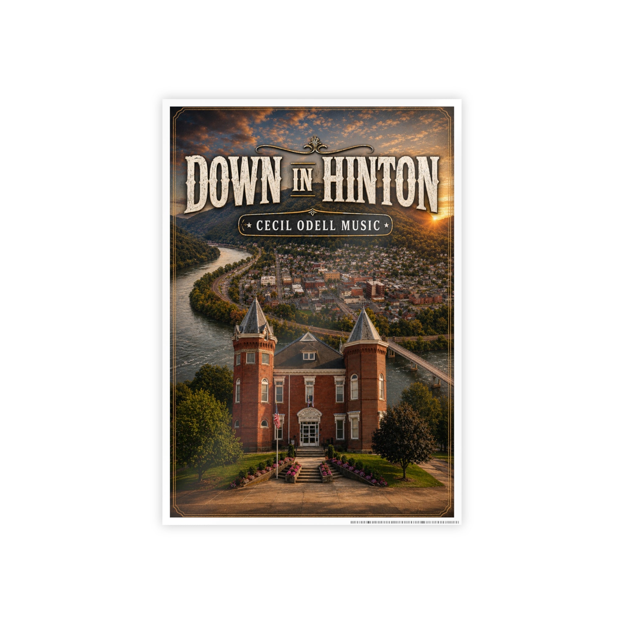 Down in Hinton Gloss Poster