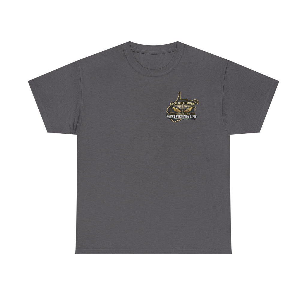 West Virginia First Responders Tribute Tee: State Emblem & American Flag Memorial Shirt