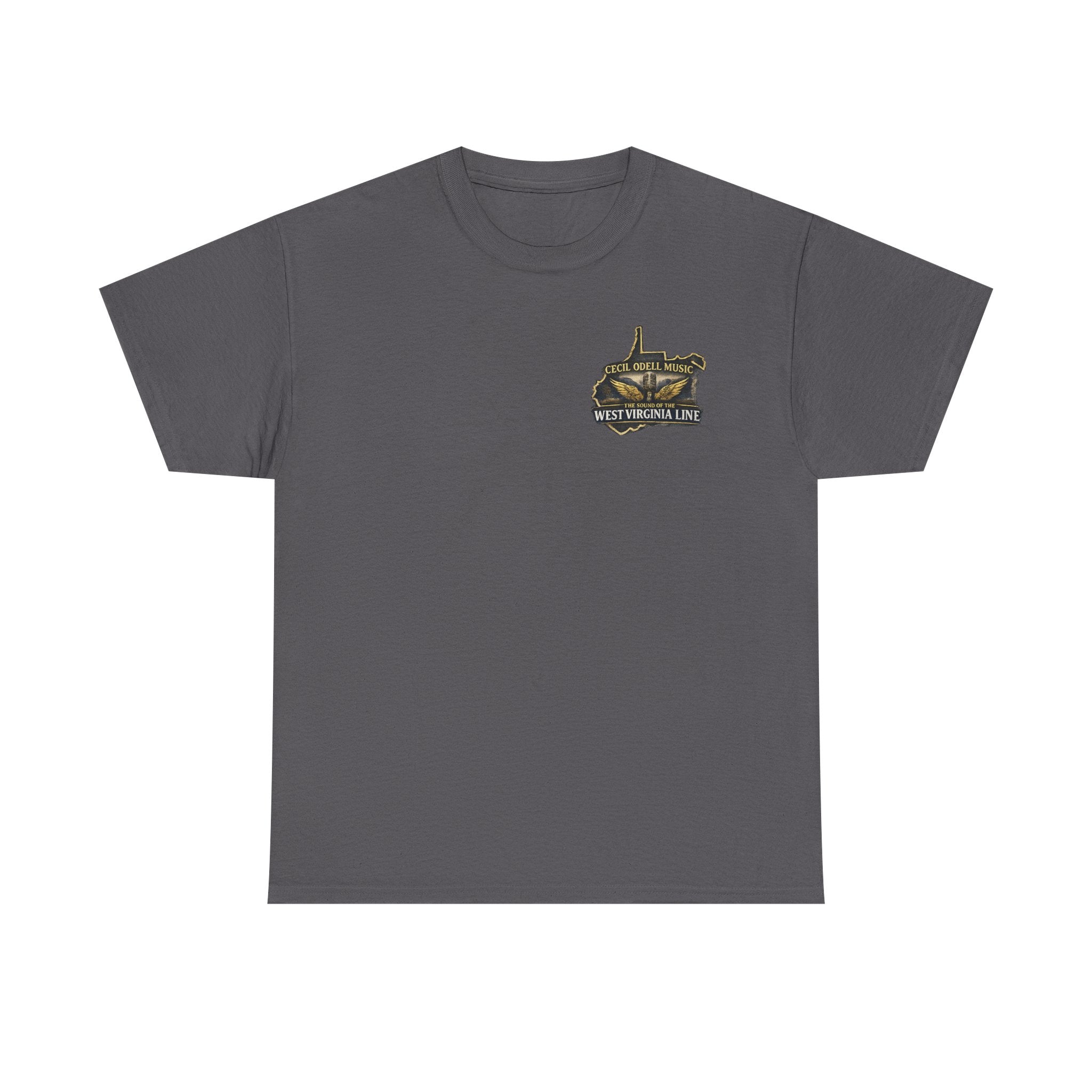 West Virginia First Responders Tribute Tee: State Emblem & American Flag Memorial Shirt