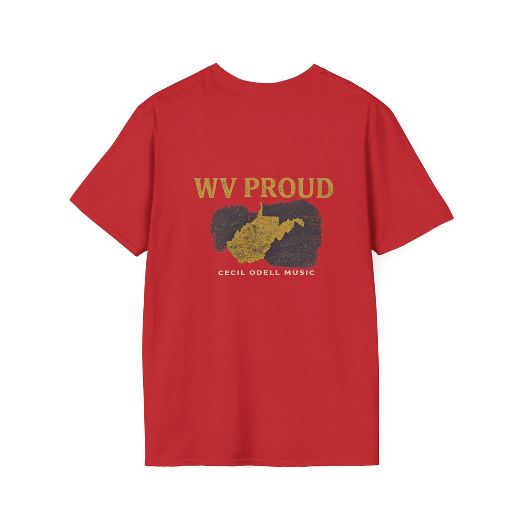 WV Proud T-Shirt: West Virginia State Outline Tee