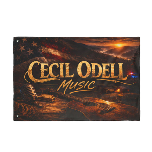 Cecil Odell Music Double-Sided Outdoor Flag
