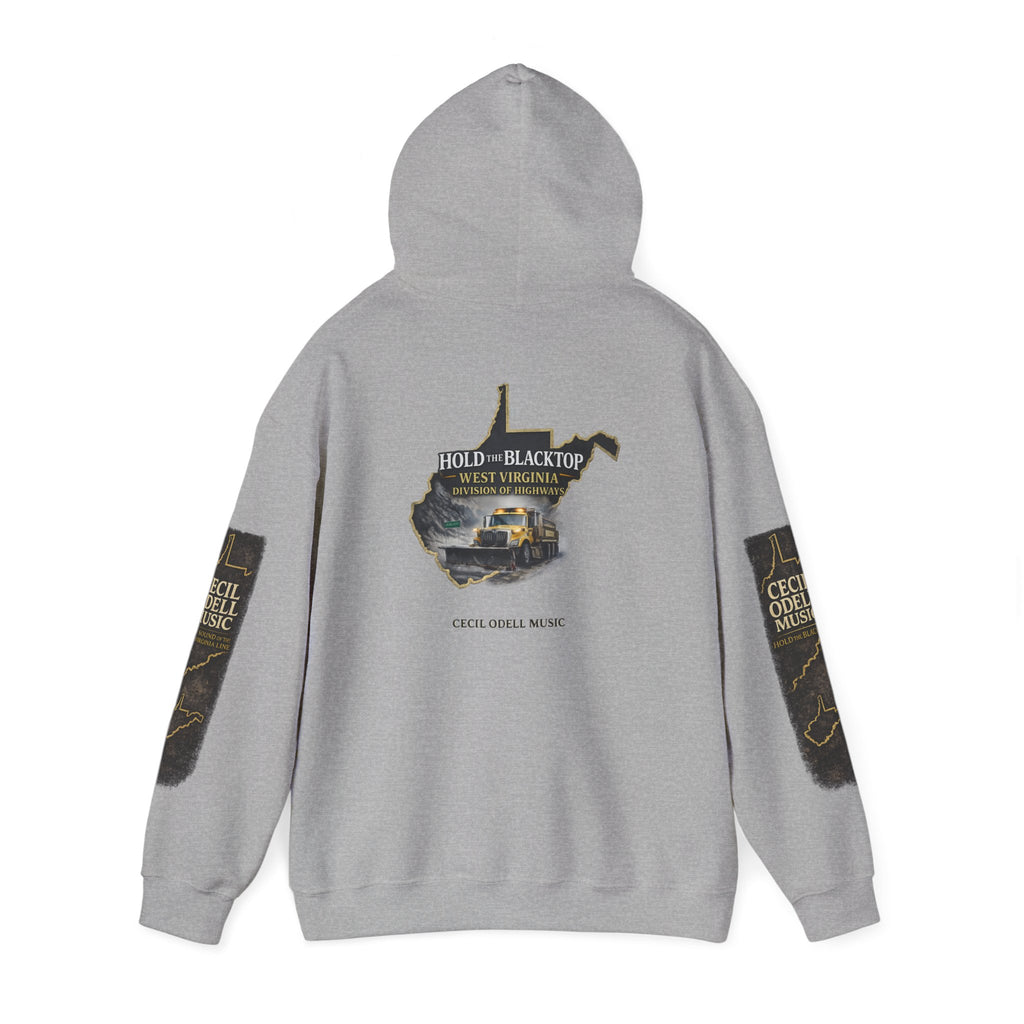 Hold the Blacktop Hoodie: Classic Road Trip Graphic Pullover