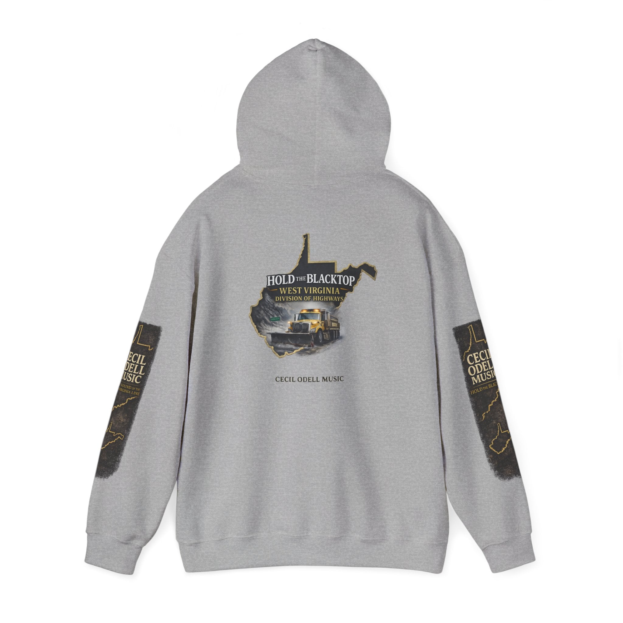 Hold the Blacktop Hoodie: Classic Road Trip Graphic Pullover