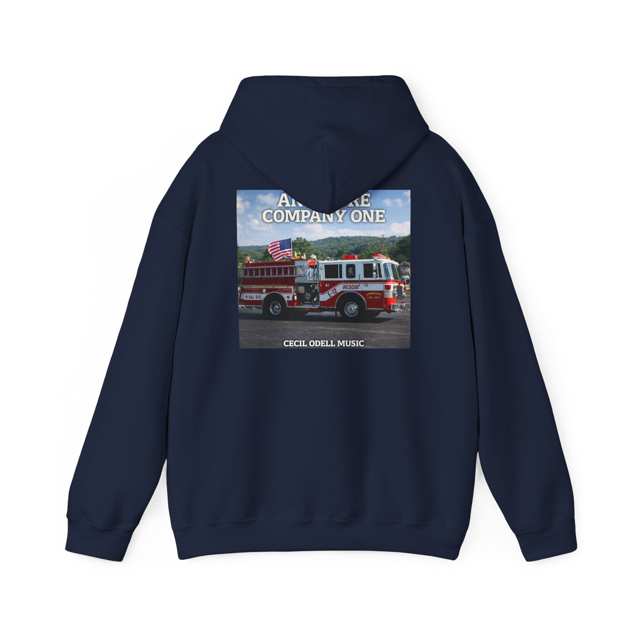 West Virginia Line Firetruck Hoodie: "The Sound of the West Virginia Line" Tribute Sweatshirt