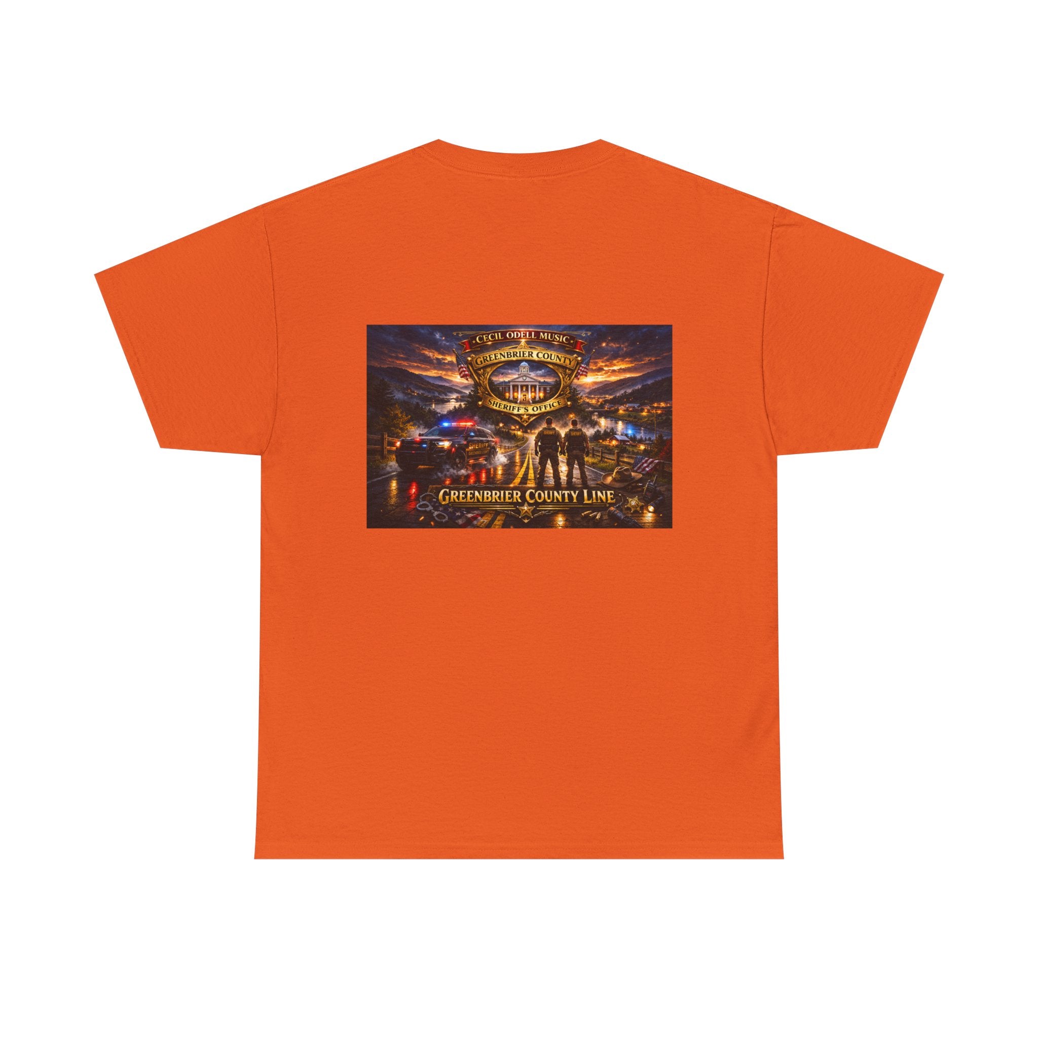Greenbrier County Line Concert Tee: Vintage Live Music Poster Shirt
