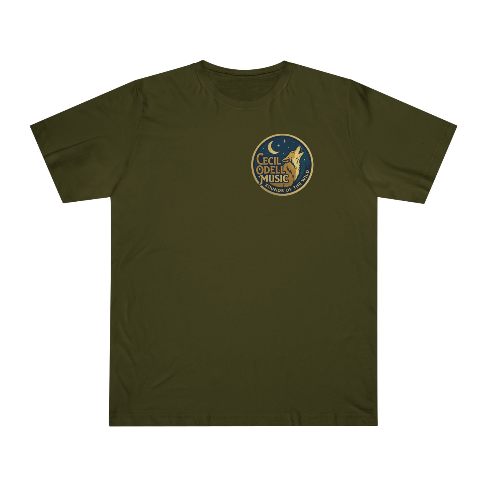 Mountain Made T-Shirt: 'Cecil Odell Music' Scenic Back Print