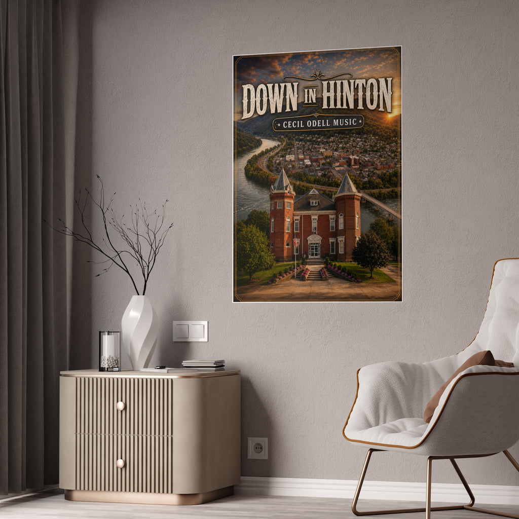 Down in Hinton Gloss Poster
