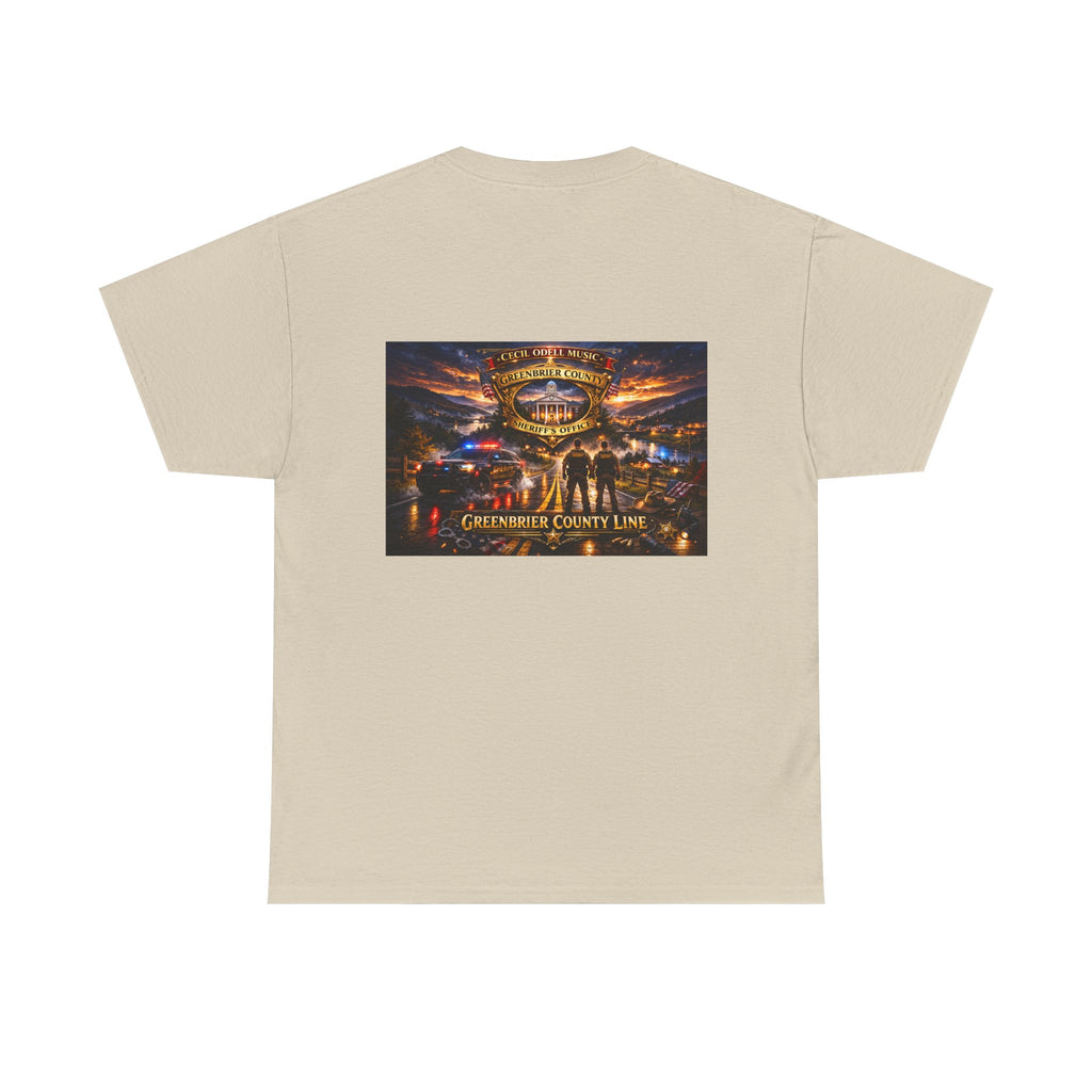 Greenbrier County Line Concert Tee: Vintage Live Music Poster Shirt