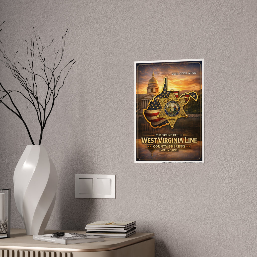 West Virginia Line County Sheriffs Poster