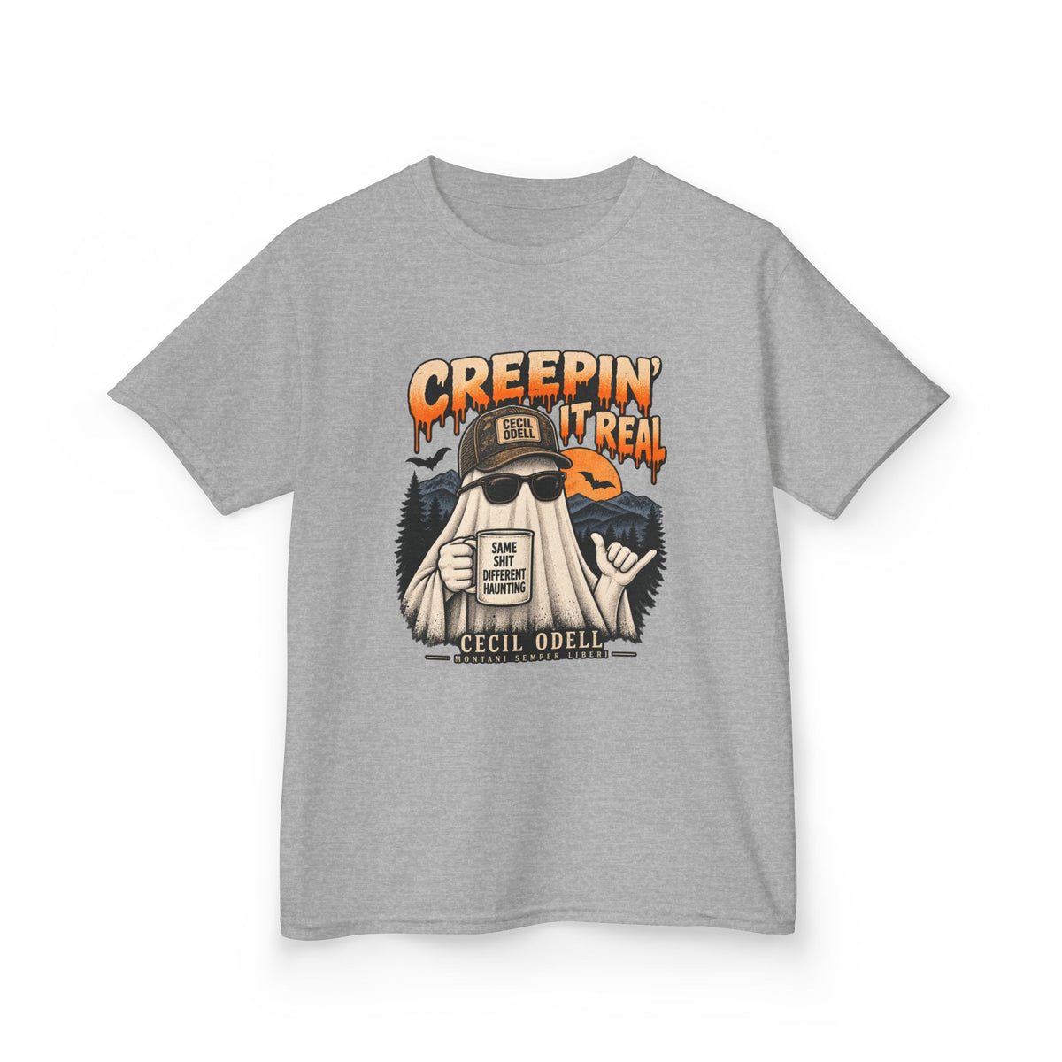 Creepin' It Real Kids Halloween Tee | Cecil Odell