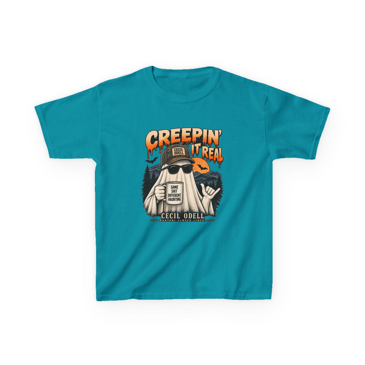 Creepin' It Real Kids Halloween Tee | Cecil Odell