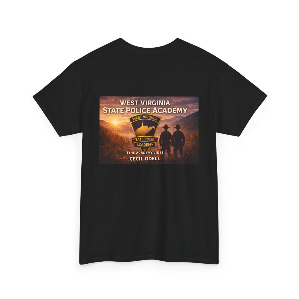 State Police Academy T-Shirt - West Virginia Honor Badge Design