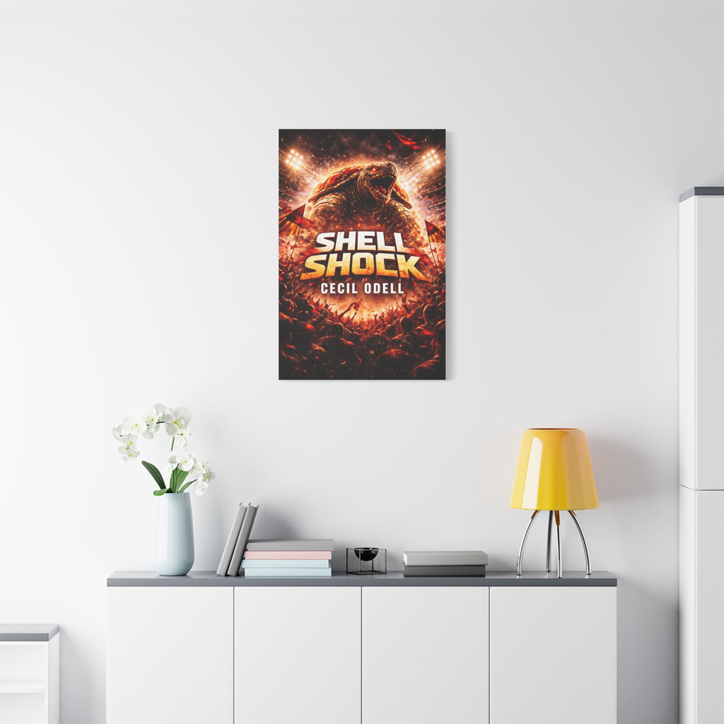 Shell Shock Canvas Print: Dramatic Monster Art Wrap (Cecil Odell)