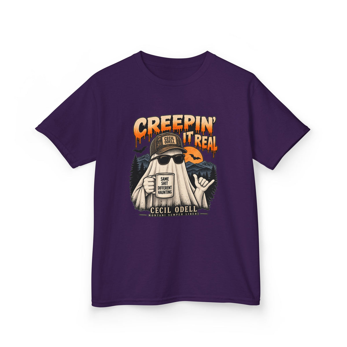 Creepin' It Real Kids Halloween Tee | Cecil Odell