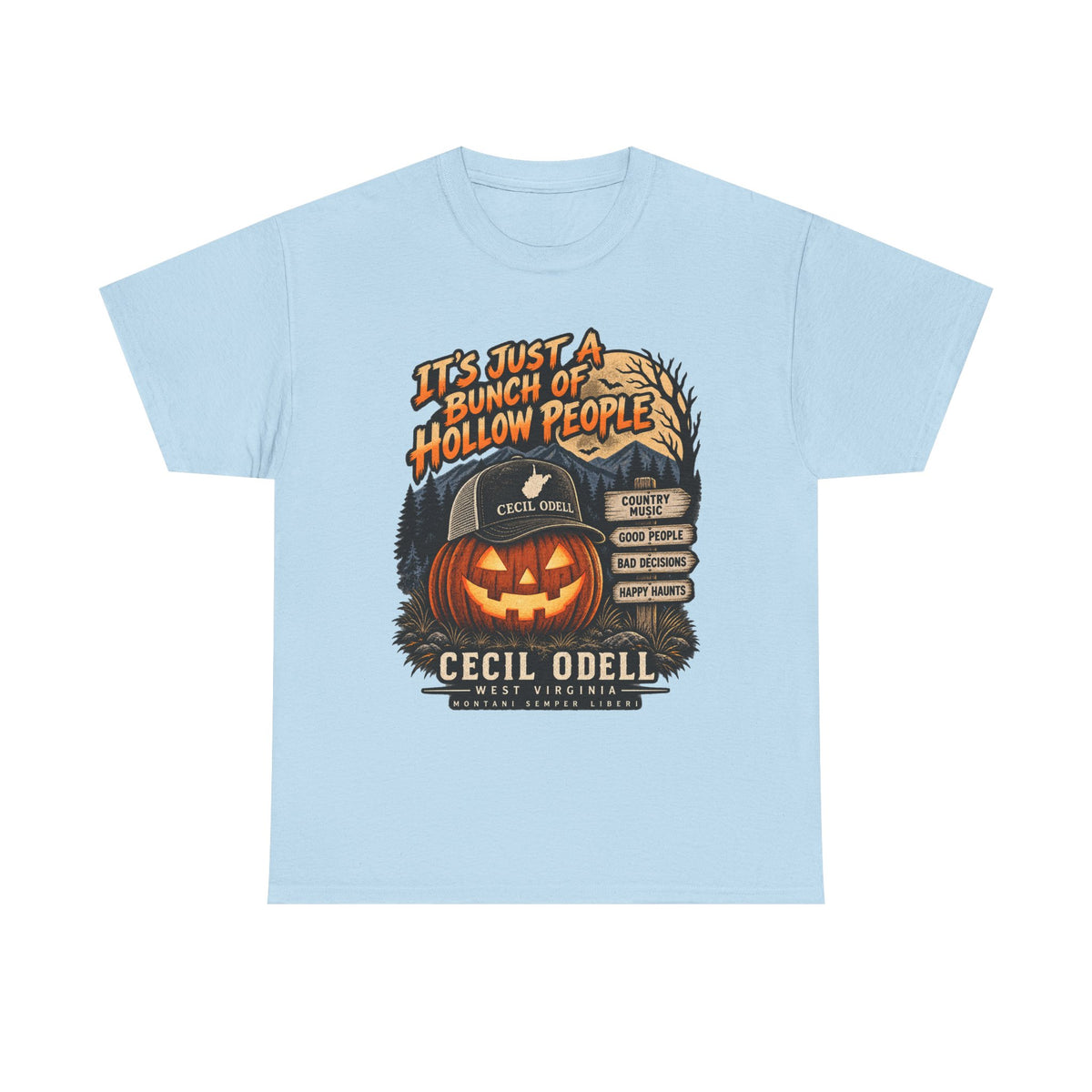 It's Just a Bunch of Hollow People Halloween Tee | Cecil Odell