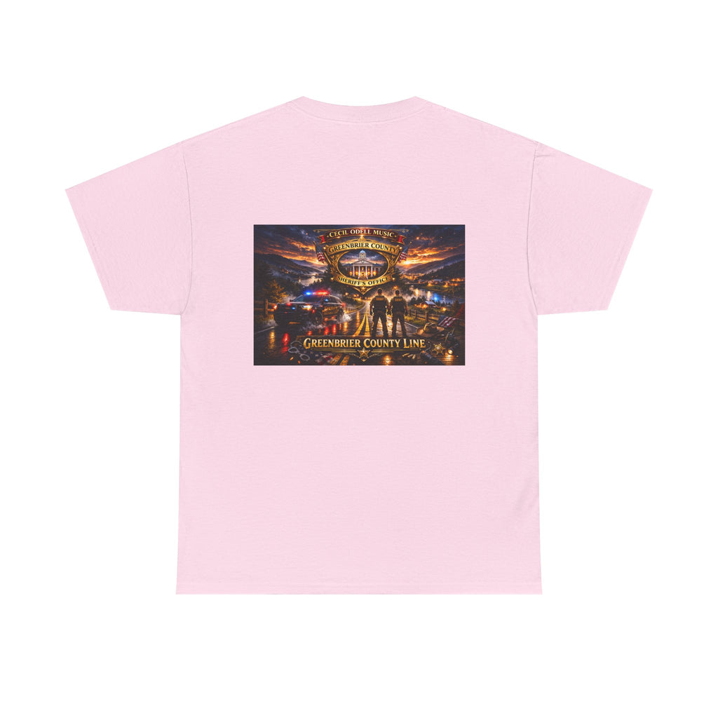 Greenbrier County Line Concert Tee: Vintage Live Music Poster Shirt