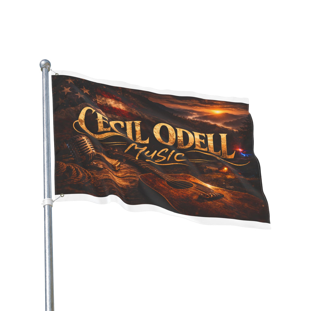 Cecil Odell Music Double-Sided Outdoor Flag