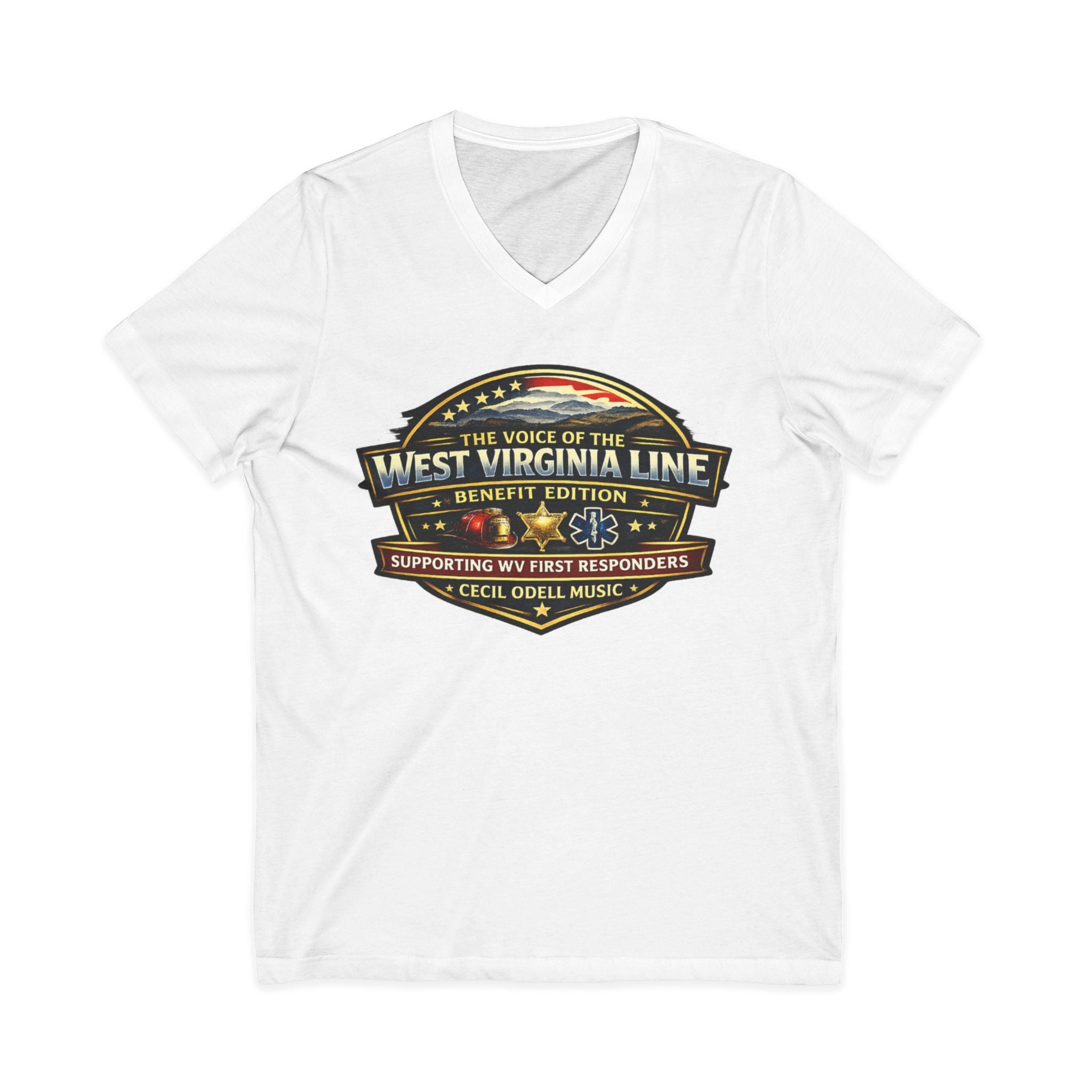 The Voice of the West Virginia Line Benefit Edition - V-Neck