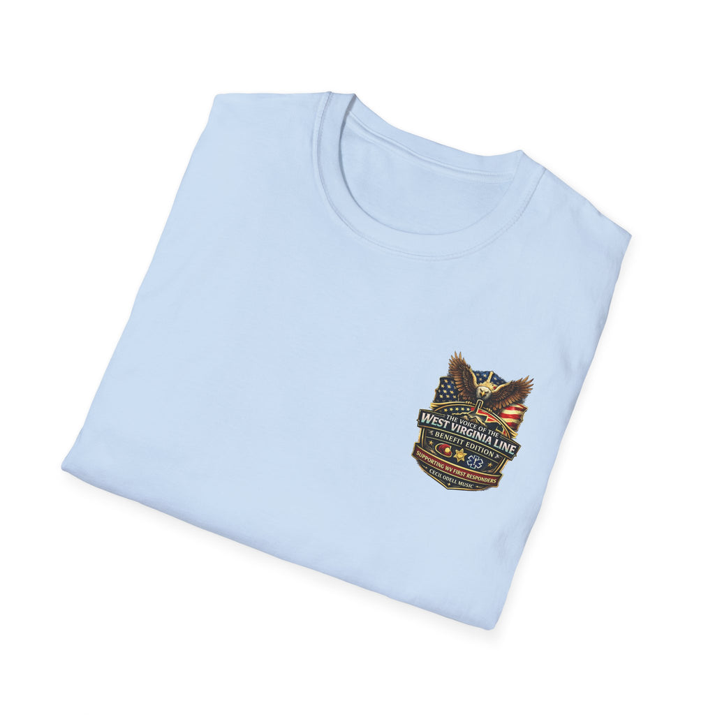 Fire Department T-Shirt: Tunnelton VFD Line Photo Tee